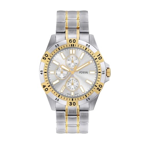 FOSSIL Herren Analog Quarz Uhr mit Edelstahl Armband FS6148 von Fossil