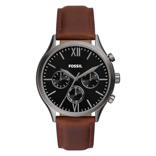 Fossil Herren Analog Quarz Uhr mit Leder Armband BQ2814 Fossil Herren Analog Quarz Uhr mit Leder Armband BQ2814 von Fossil
