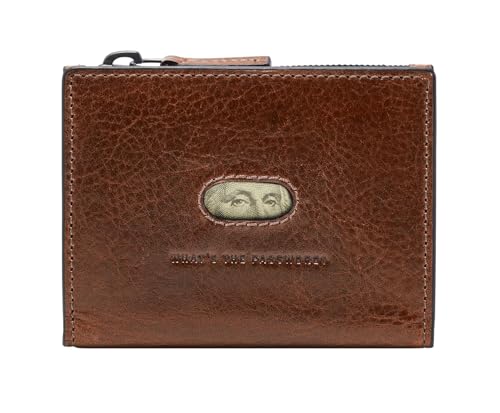 Fossil Geldbörse für Männer Andrew, Eco Leder Kartenetui cognac 10,8 cm L x 1,0 cm B x 8,3 cm H ML4394222 von FOSSIL