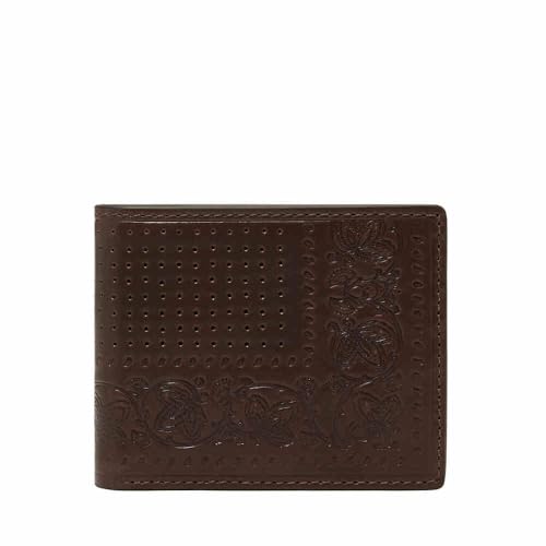 Fossil Herren Derrick Reisezubehör-Bi-Fold-Brieftasche, Braun von FOSSIL