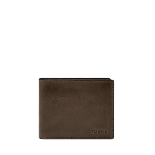 Fossil Herren Derrick Reisezubehör-Bi-Fold-Brieftasche, Grau Fossil Herren Derrick Reisezubehör-Bi-Fold-Brieftasche, Grau von Fossil