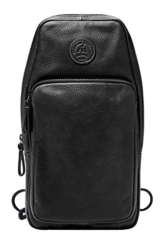 Fossil Tasche für Herren Sport, Leder/Polyester, Nylonbesatz Crossbody schwarz 18,19 cm L x 3,81 cm B x 34,29 cm H MBG9529001 von Fossil