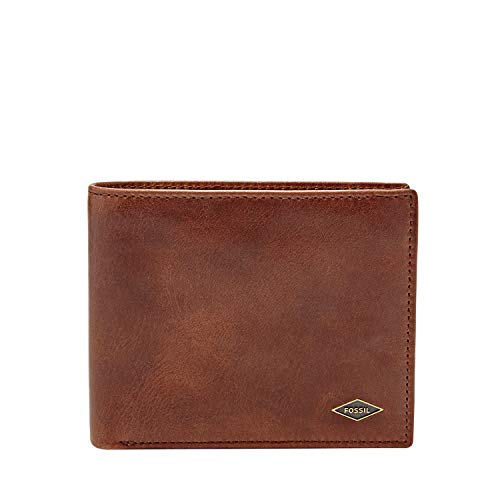 Fossil Herren Ryan Leder RFID-Blockende Bifold Geldbörse mit Münzfach für Männer von Fossil