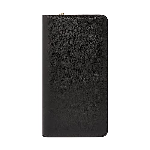 Fossil Geschenk für Männer Passport Case, 100% Leder Passport Case schwarz 13,335 cm L x 1,905 cm B x 24,13 cm H MLG0334001 von Fossil