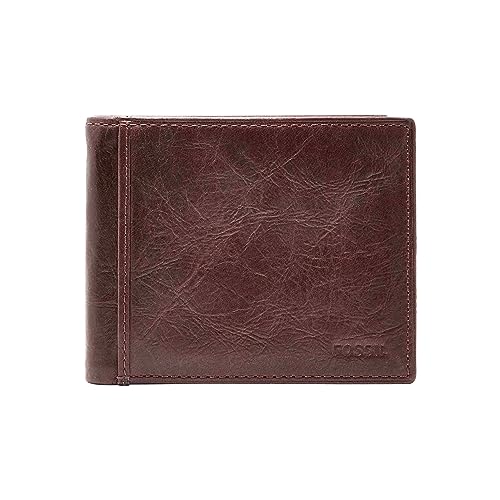 Fossil Herren RFID Flip Id Bifold Geldbörse, Ingram Brown, Einheitsgröße von Fossil