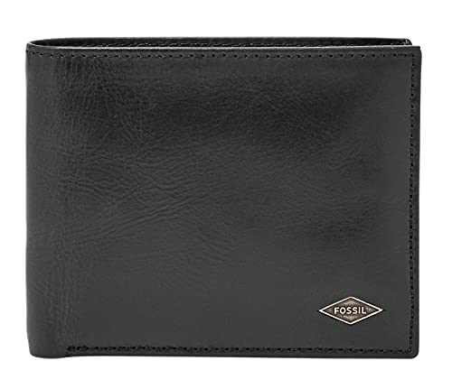 Fossil Geschenk für Männer Ryan, Leder Reisepassetui schwarz 12,4 cm L x 0,5 cm B x 8,9 cm H ML3829001 von Fossil