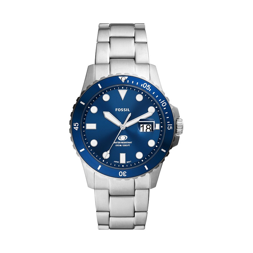 Fossil Herrenuhr FOSSIL BLUE DIVE FS6029 Edelstahl von Fossil