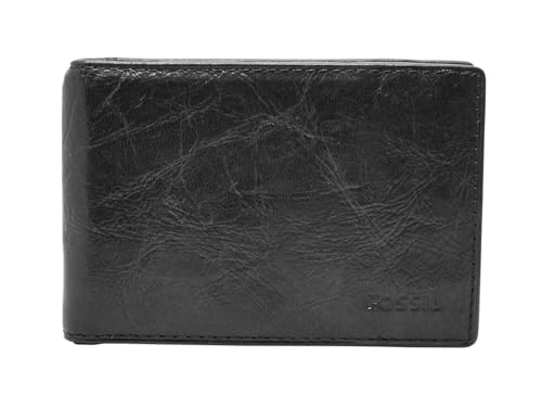 FOSSIL Ingram Money Clip Bifold RFID Black AOP von Fossil