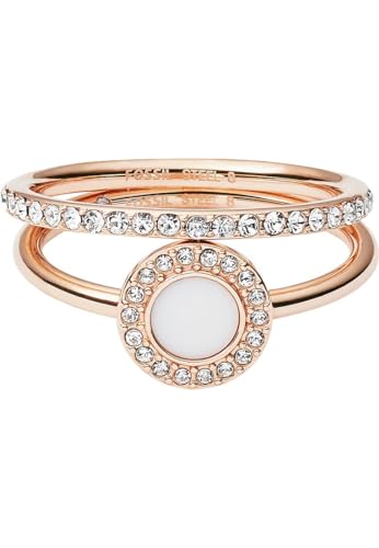 FOSSIL Damenring Val kombinierbar Stone Glitz, JF02666791 FOSSIL Damenring Val kombinierbar Stone Glitz, JF02666791 von FOSSIL
