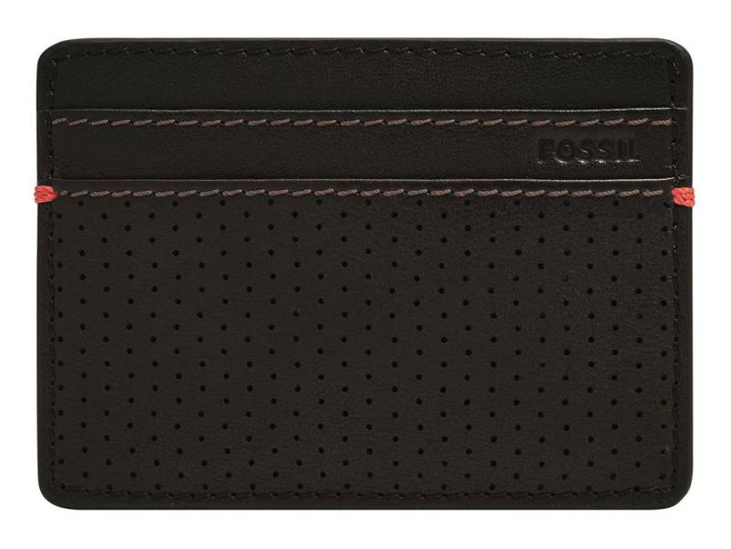 Fossil Kartenetui Card Case, aus echtem Leder von Fossil