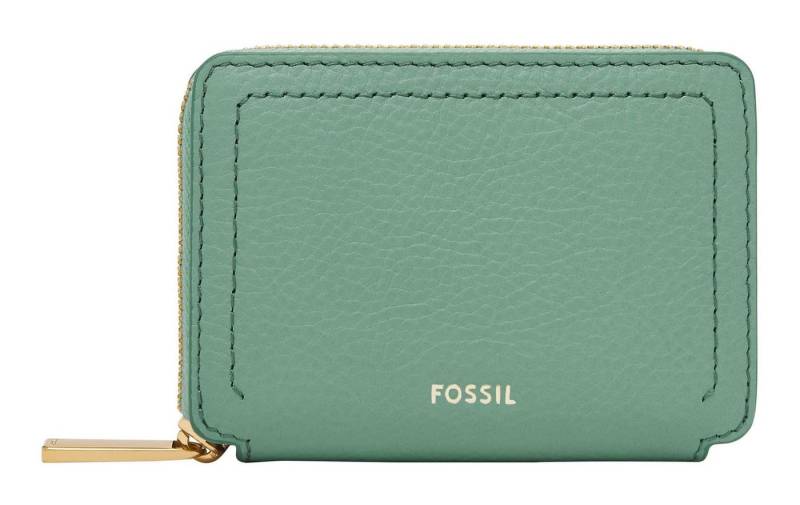 Fossil Kartenetui Zip Around Card Case RFID, aus echtem Leder mit RFID-Blocker Schutz von Fossil
