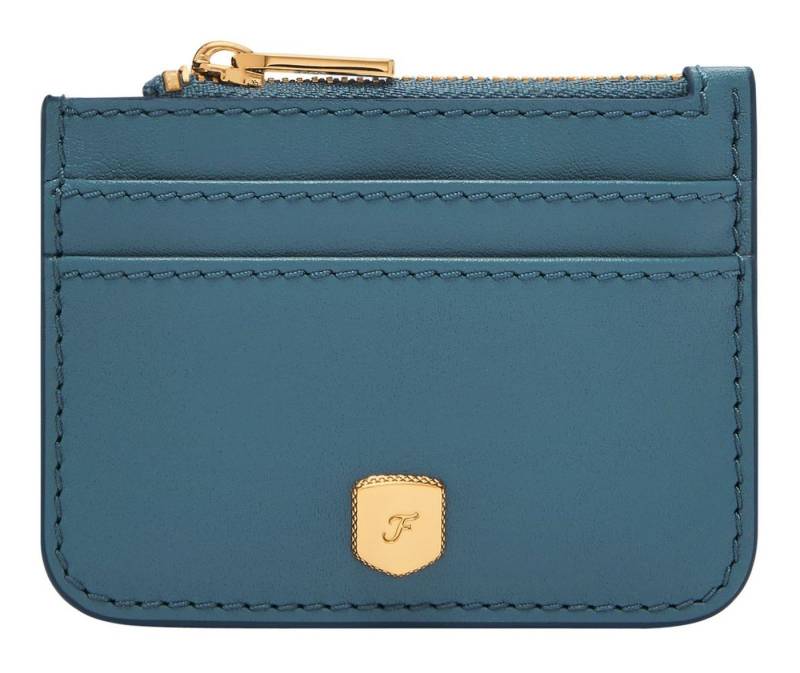 Fossil Kartenetui Zip Card Case, aus echtem Rindsleder von Fossil