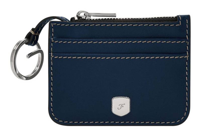 Fossil Kartenetui Zip Card Case, aus echtem Rindsleder von Fossil