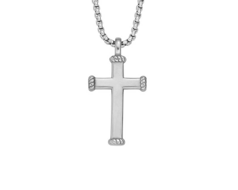 Fossil Kette mit Anhänger JF04401040 Halskette mit Anhänger Herren Meaningful Moments Edelstahl von Fossil