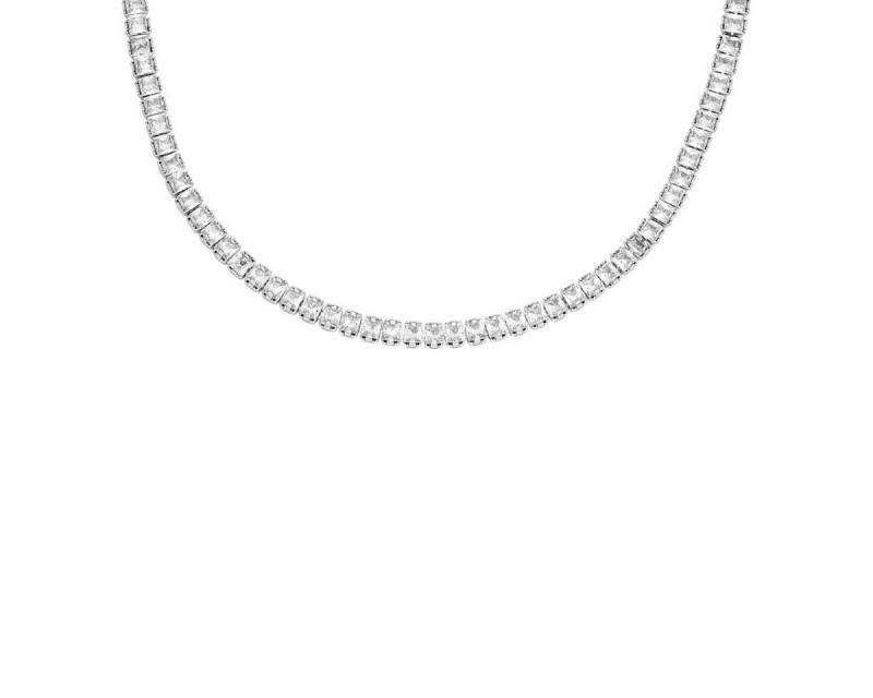 Fossil Kette ohne Anhänger Halskette Damen Heritage D-Link Glitz Edelstahl 50 cm JA7271040 von Fossil