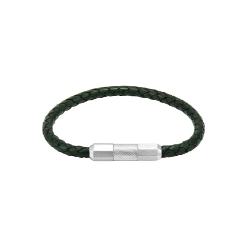 FOSSIL Herren Leder- oder Edelstahlarmband mit verstellbarem Verschluss von Fossil