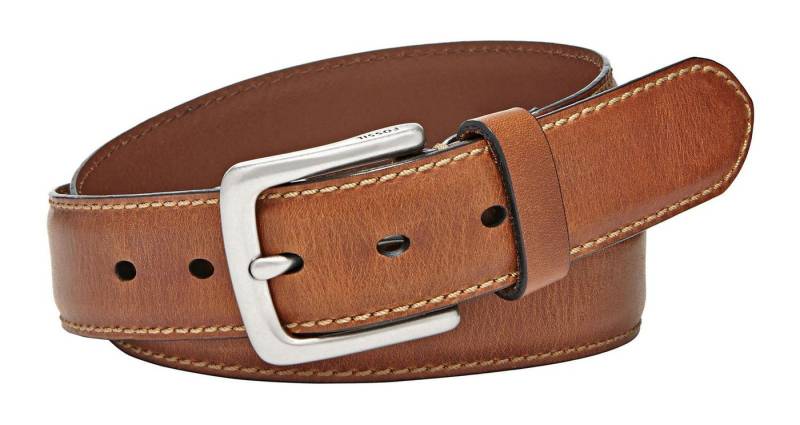 Fossil Ledergürtel Belt 3.5 aus echtem Rindsleder von Fossil