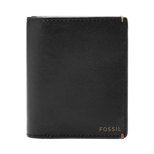 Fossil Brieftasche für Frauen Logan, Bedruckte PVC/Polyurethan Trim Bifold schwarz 10.16cm L x 2.54cm B x 8.89cm H SL7826104 von Fossil