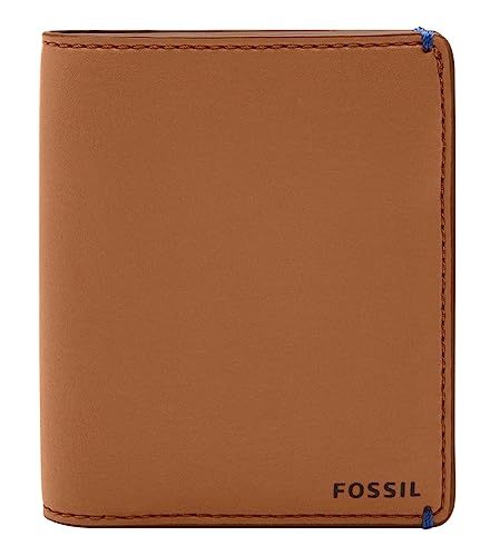 Fossil Brieftasche für Männer Joshua, Veganer Kaktus Kartenetui Tan 10.2cm L x 0.3cm B x 7.3cm H ML4461231 von Fossil