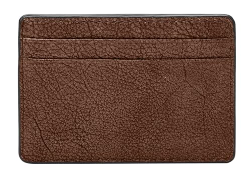 Fossil Geldbörse für Herren Steven, LederKartenetui Medium braun 10,2 cm L x 0,6 cm B x 7cm H ML4395210 von Fossil