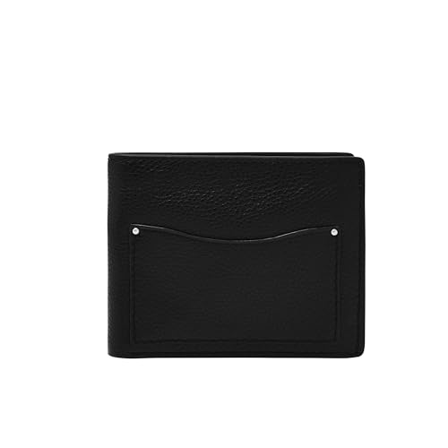 Fossil Brieftasche für Herren – Bifold Anderson Leder, Ml4577001 – 11,4 cm L x 1,3 cm B x 8,9 cm H von Fossil