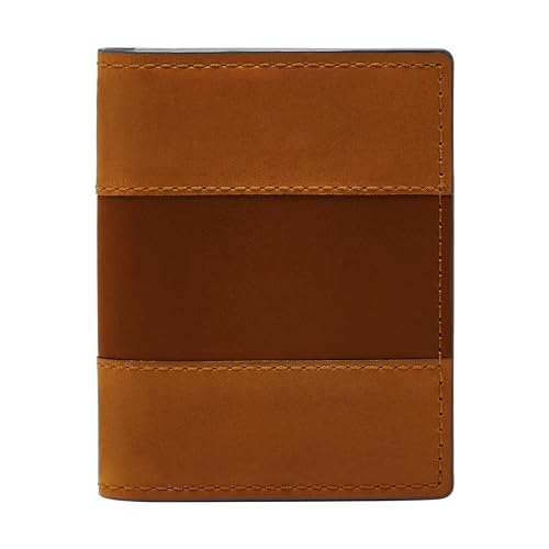 Fossil Brieftasche für Herren Everett, Leder/PVCBesatz Bifold Medium braun L 7,6 cm, B 1,3 cm, H 9,5 cm ML4399210 von FOSSIL