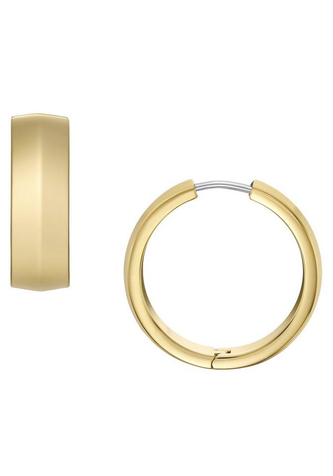 Fossil Paar Creolen Schmuck Geschenk Edelstahl Ohrringe ALL STACKED UP von Fossil