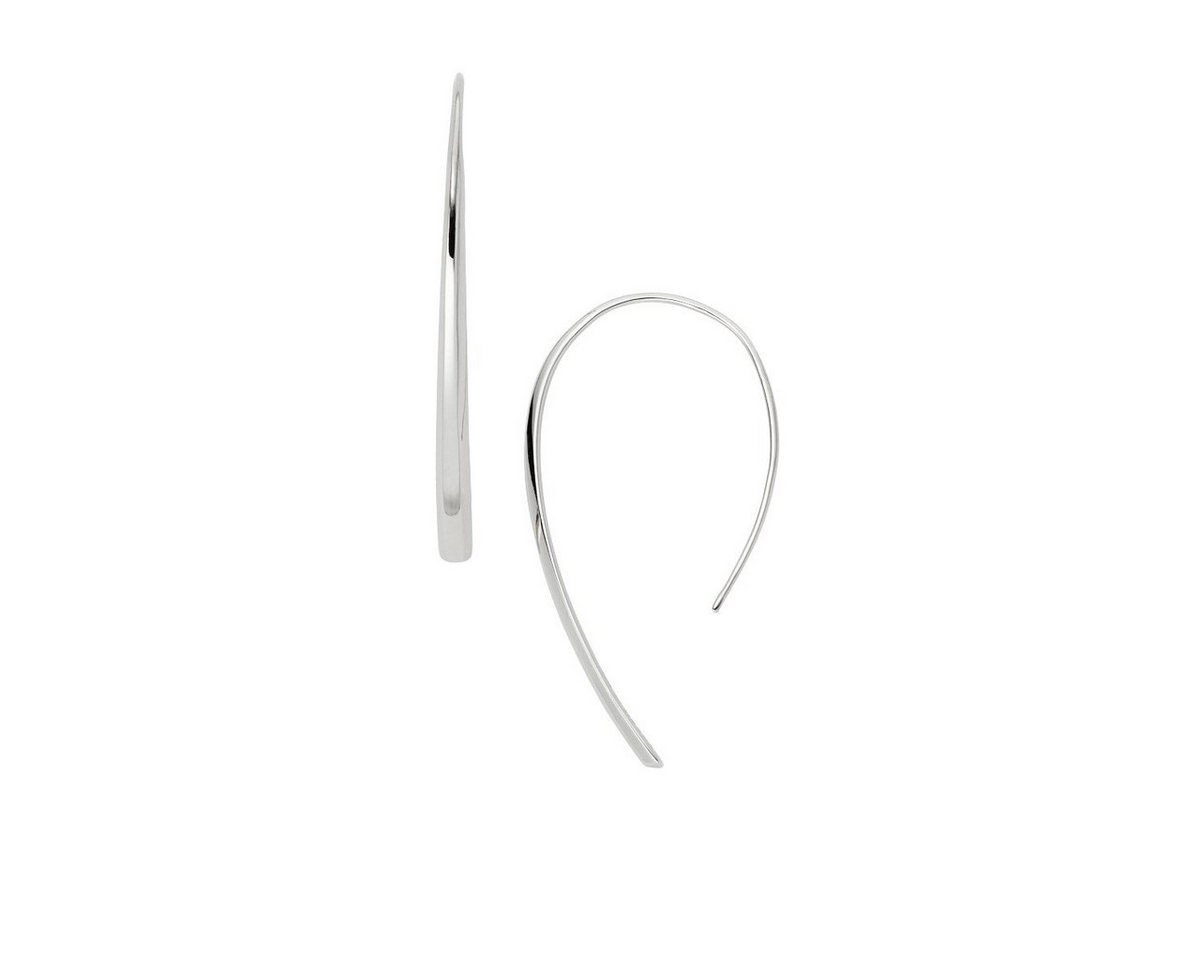 Fossil Paar Creolen JF01702040 Ohrringe Creolen Damen Edelstahl Silberfarben von Fossil