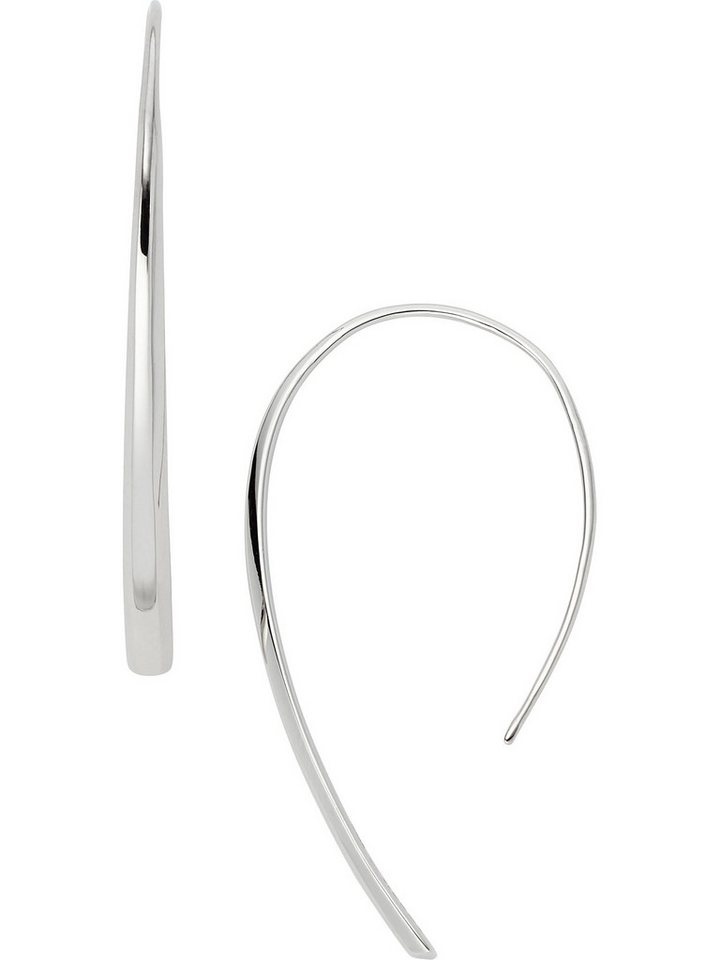 Fossil Paar Ohrhänger Fossil Damen-Ohrhänger Edelstahl Glasstein von Fossil