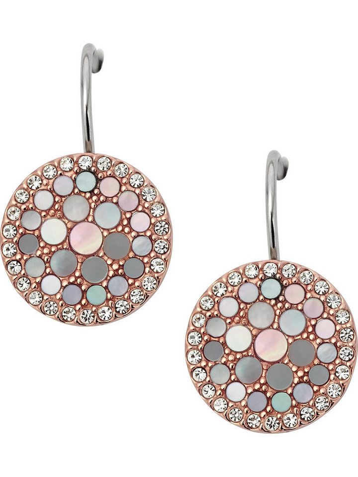 Fossil Paar Ohrhänger Fossil Damen-Ohrhänger Edelstahl von Fossil