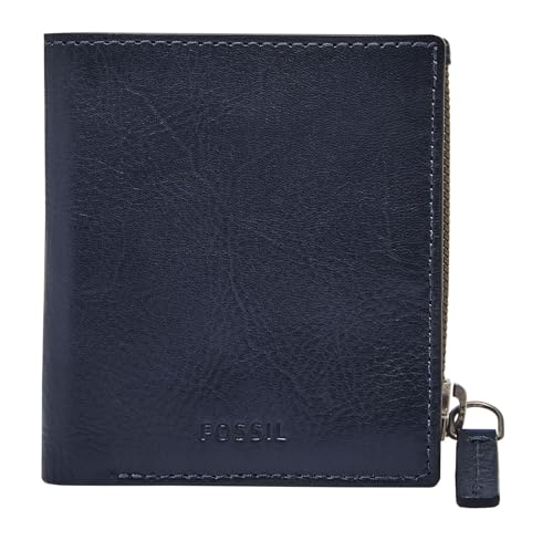 Fossil Philip Coin Pocket Bifold Navy von Fossil