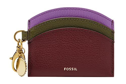 Fossil Polly Card Case Wine Multi von Fossil