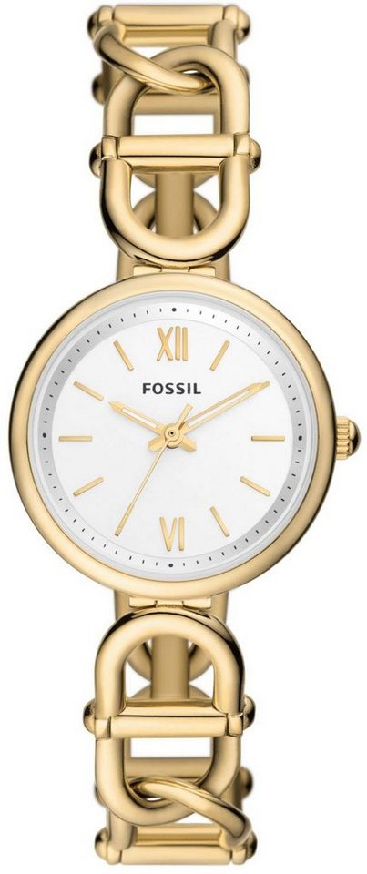 Fossil Quarzuhr CARLIE, ES5272, Armbanduhr, Damenuhr, analog von Fossil