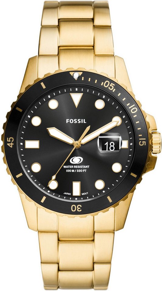 Fossil Quarzuhr FOSSIL BLUE DIVE Herrenarmbanduhr Fossil Quarzuhr FOSSIL BLUE DIVE Herrenarmbanduhr von Fossil