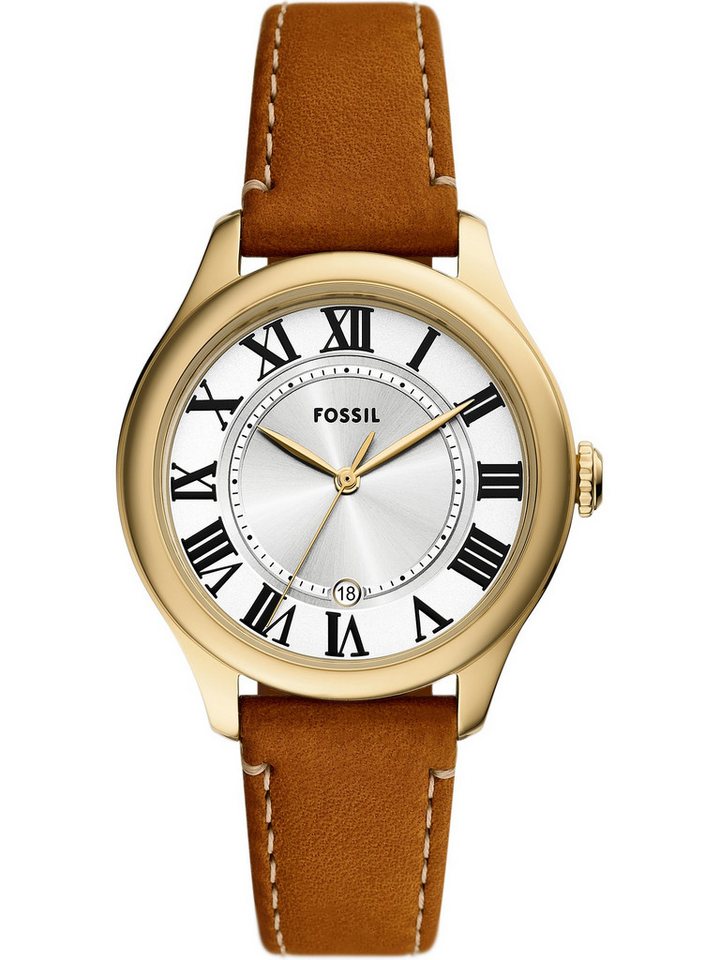 Fossil Quarzuhr Fossil Damen-Uhren Analog Quarz, Klassikuhr von Fossil