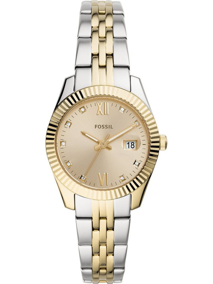 Fossil Quarzuhr Fossil Damen-Uhren Analog Quarz von Fossil