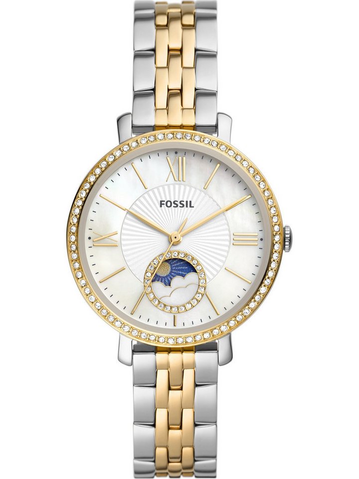 Fossil Quarzuhr Fossil Damen-Uhren Analog Quarz von Fossil