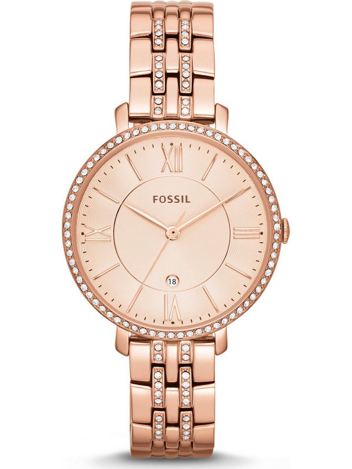 Fossil Quarzuhr Fossil Damen-Uhren Analog Quarz von Fossil