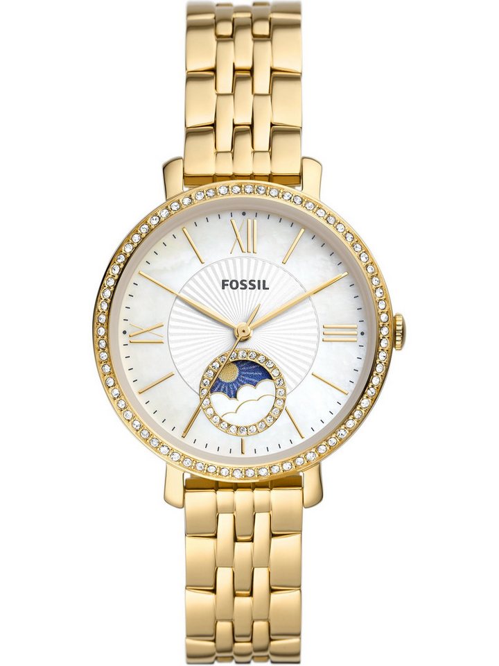 Fossil Quarzuhr Fossil Damen-Uhren Analog Quarz von Fossil