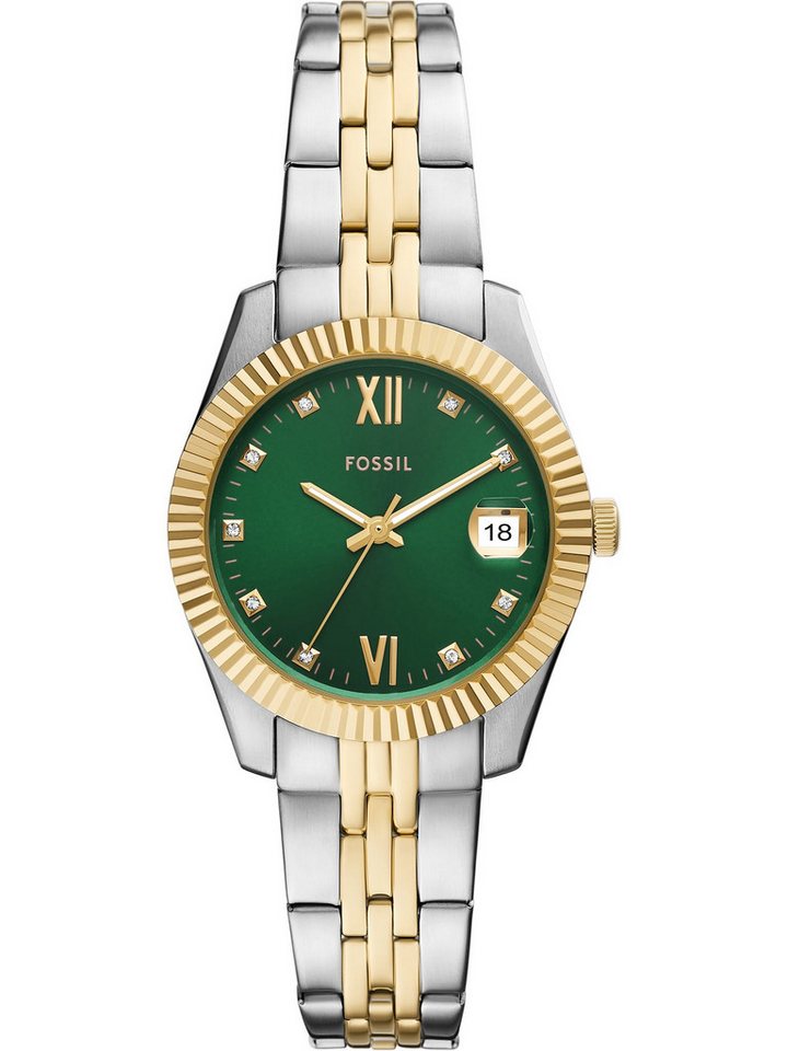 Fossil Quarzuhr Fossil Damen-Uhren Analog Quarz von Fossil