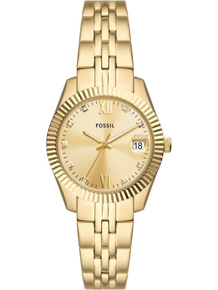 Fossil Quarzuhr Fossil Damen-Uhren Analog Quarz von Fossil