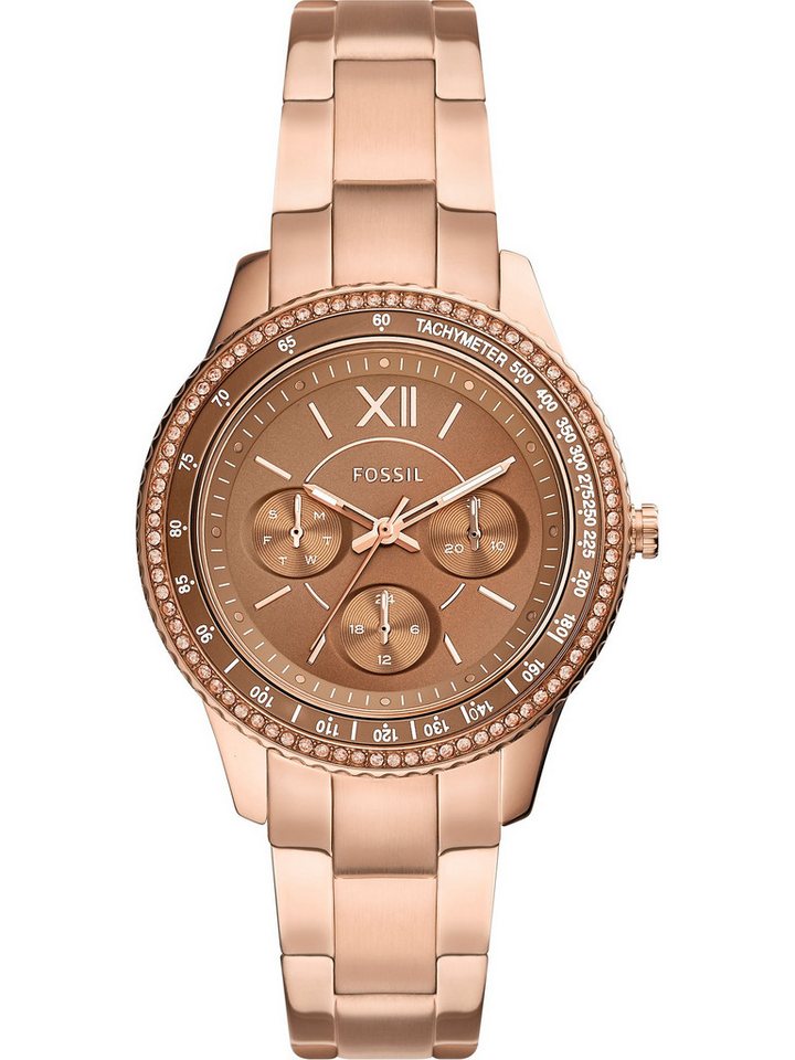 Fossil Quarzuhr Fossil Damen-Uhren Analog Quarz von Fossil