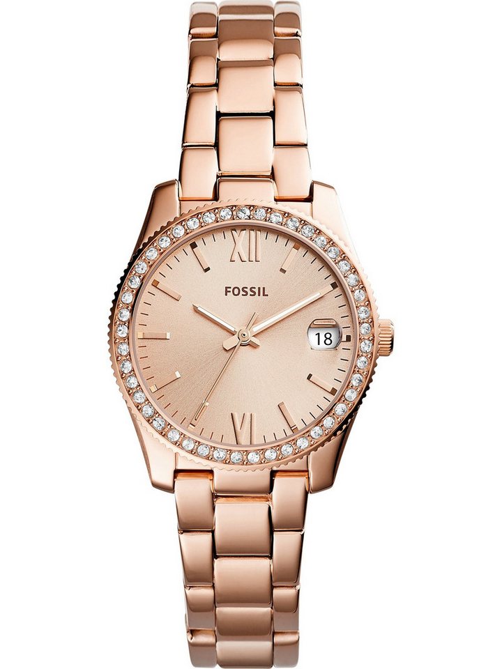 Fossil Quarzuhr Fossil Damen-Uhren Analog Quarz von Fossil