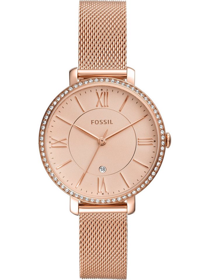 Fossil Quarzuhr Fossil Damen-Uhren Analog Quarz von Fossil