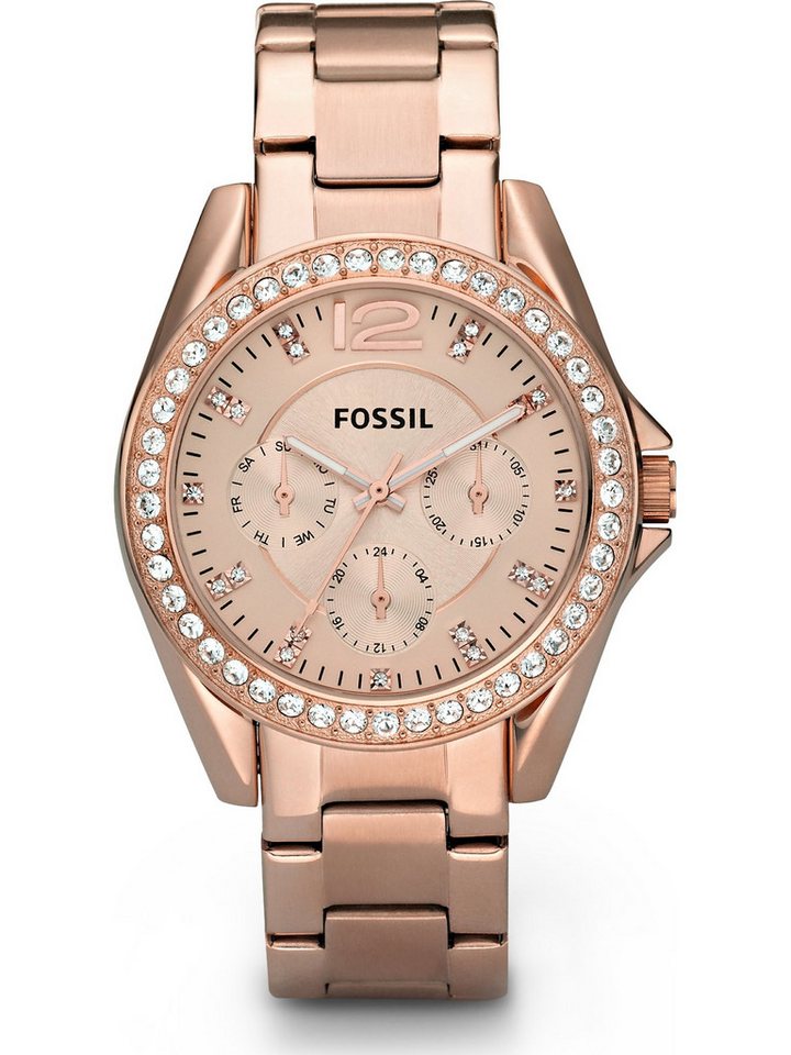 Fossil Quarzuhr Fossil Damen-Uhren Analog Quarz von Fossil
