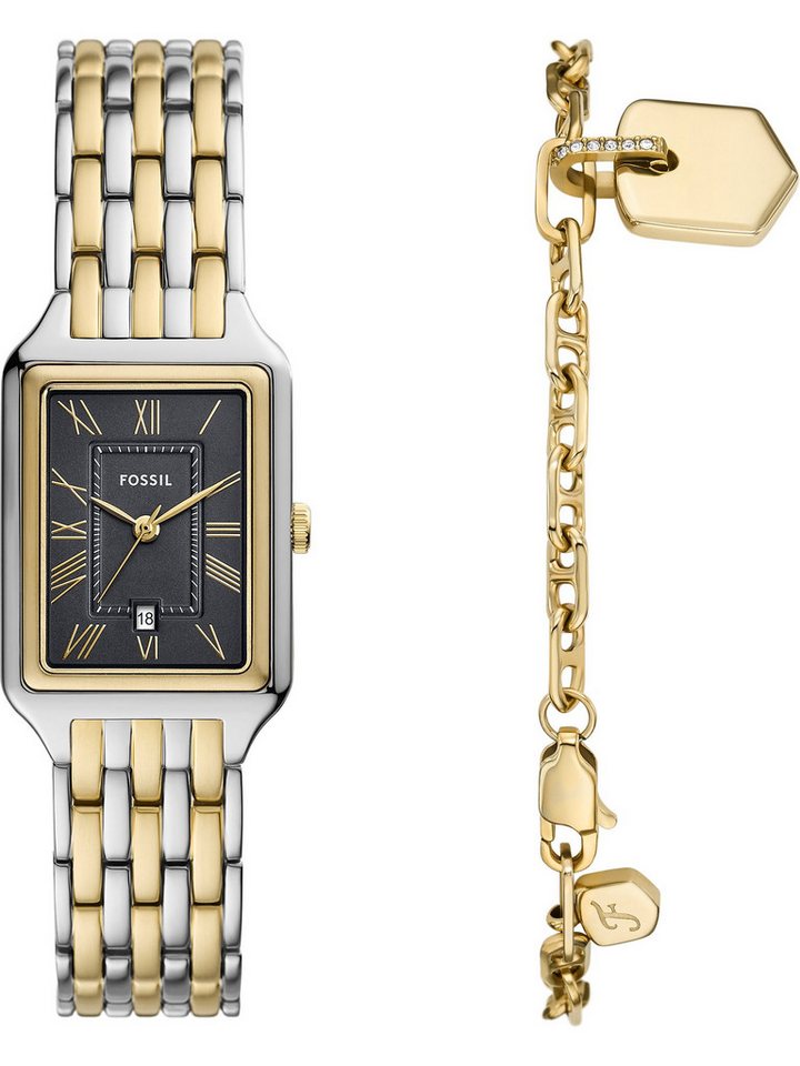 Fossil Quarzuhr Fossil Damen-Uhren-Sets Analog Quarz von Fossil