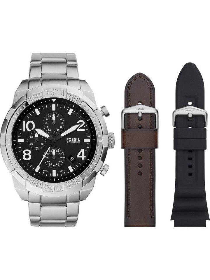 Fossil Quarzuhr Fossil Herren-Uhren-Sets Analog Quarz von Fossil