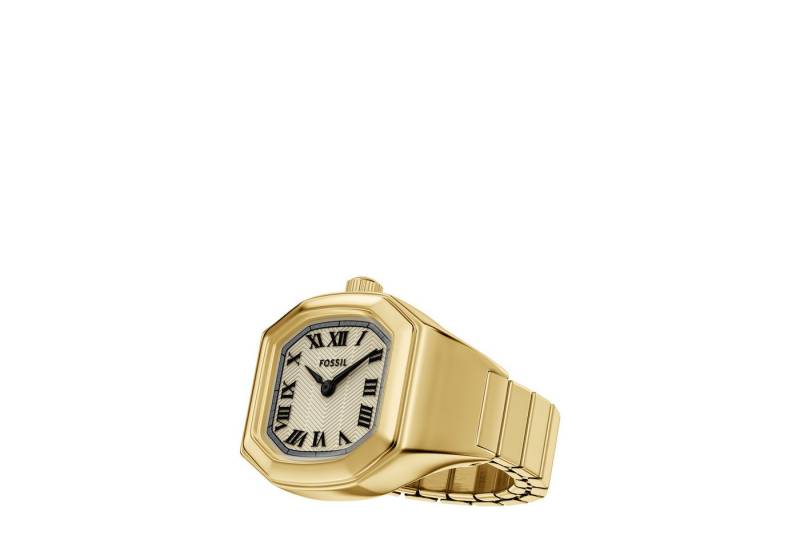 Fossil Quarzuhr HARLOW WATCH RING ES5446, Armbanduhr, Damenuhr, Edelstahlarmband, analog von Fossil