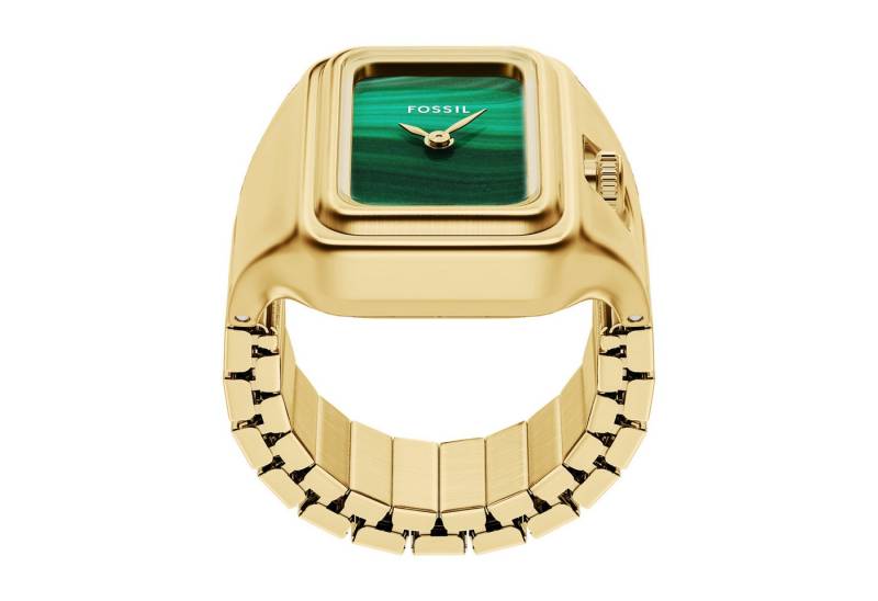 Fossil Quarzuhr RAQUEL WATCH RING ES5448, Armbanduhr, Damenuhr, Edelstahlarmband, analog von Fossil