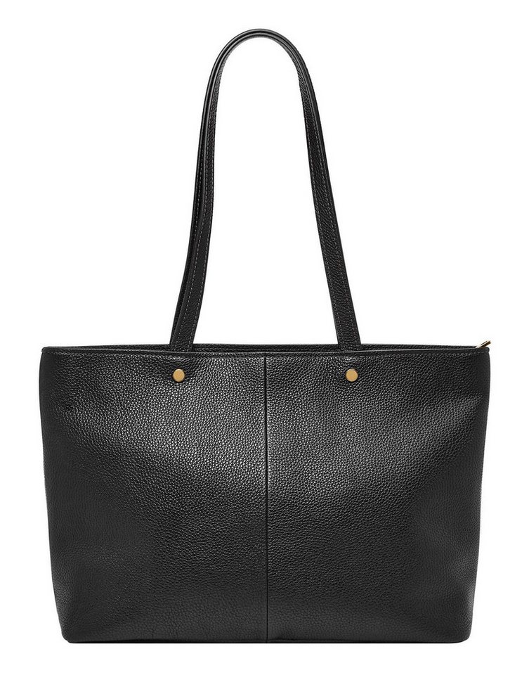 Fossil Schultertasche Top Zip Tote, aus echtem Rindsleder von Fossil
